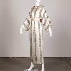1970s Vintage Silk Kimono Dress