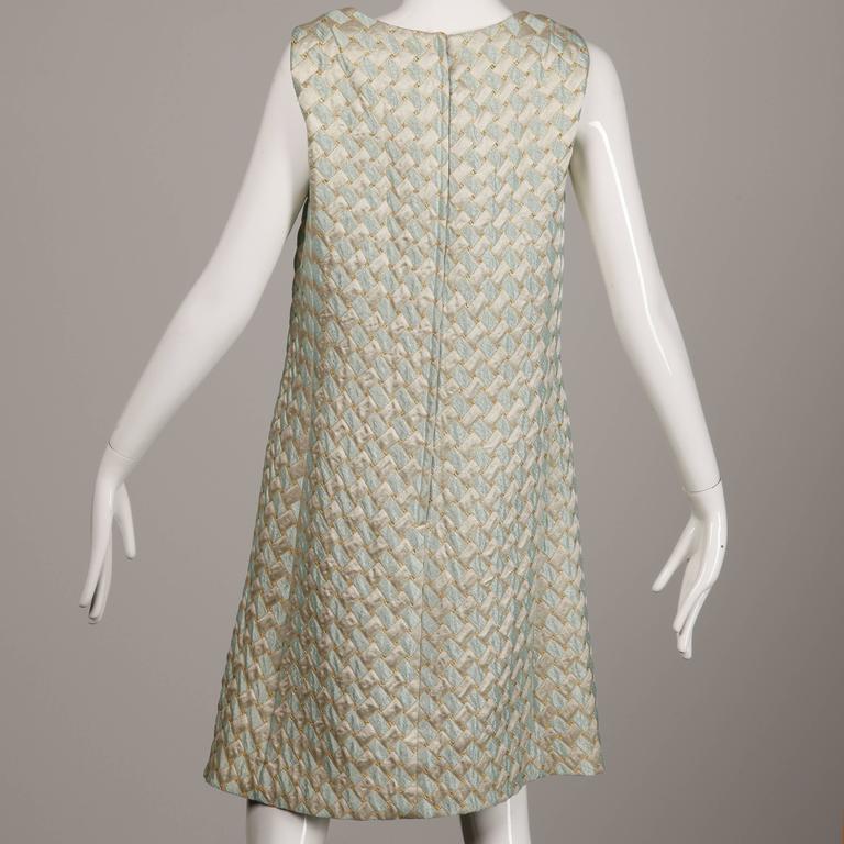 1960s Vintage Brocade Shift Dress at 1stDibs | vintage shift dress ...