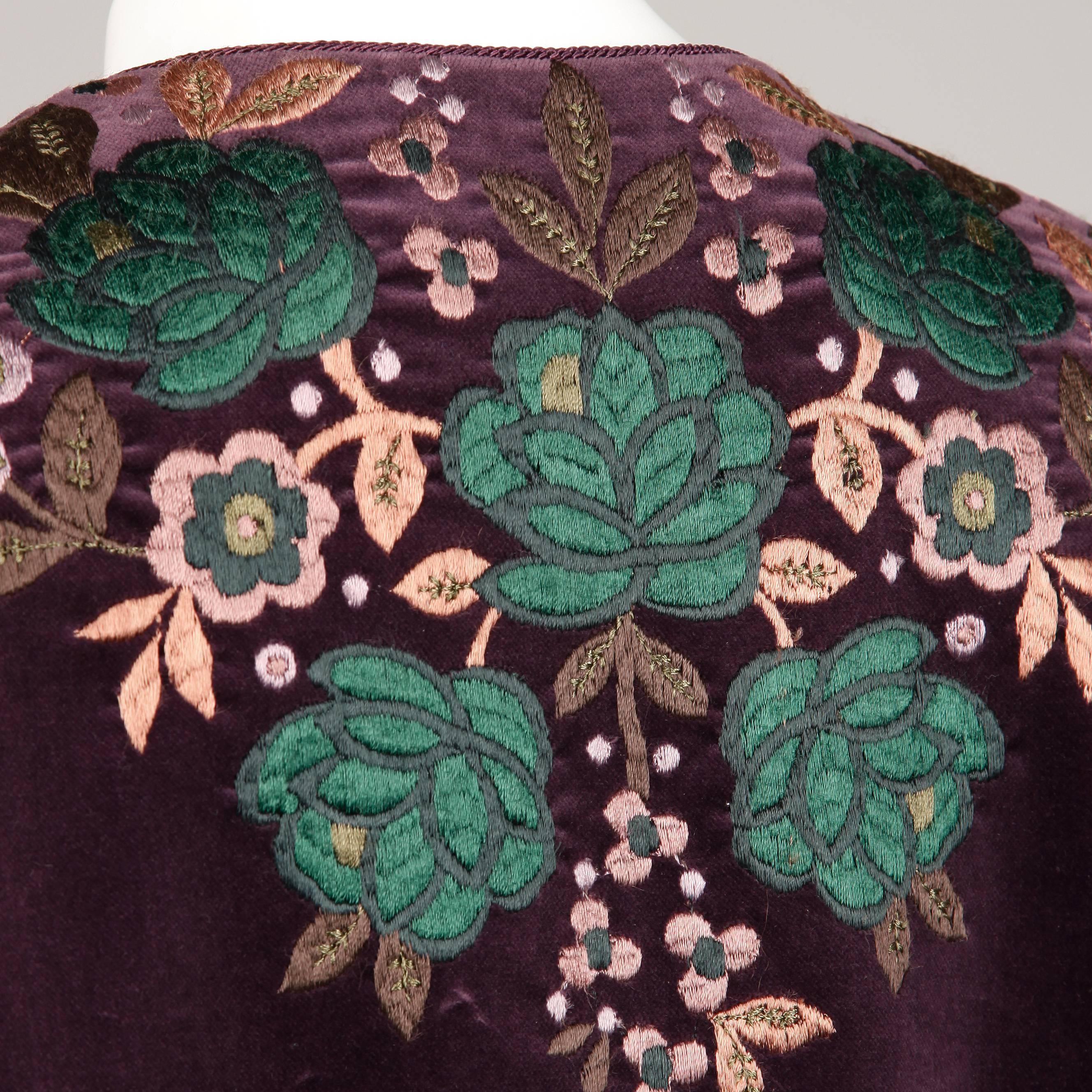 Oscar de la Renta Vintage Embroidered Jacket 1