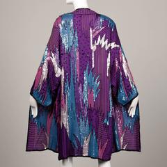 Judith Ann Vintage Sequin + Beaded Silk Kimono Jacket or Duster