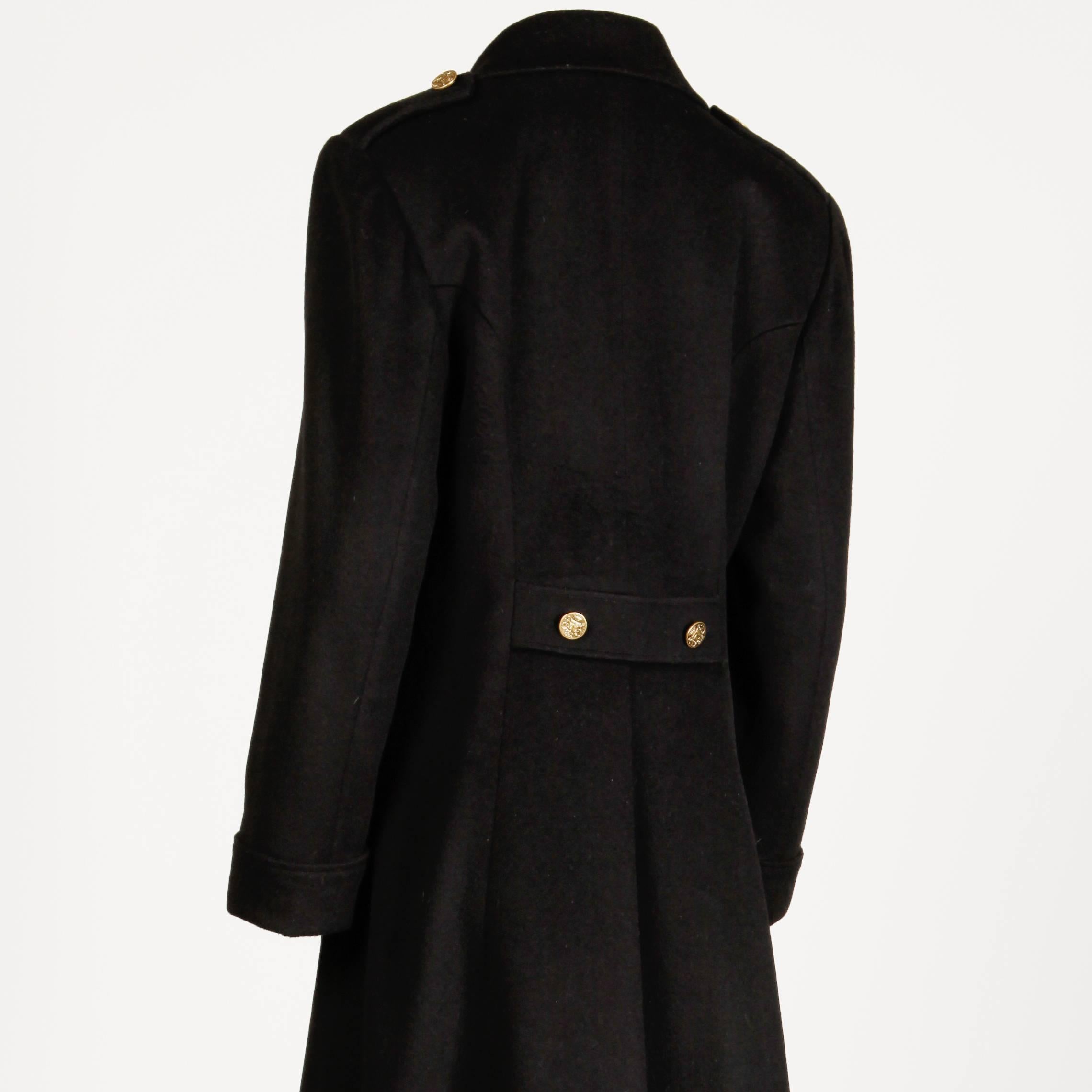 maxi military coat
