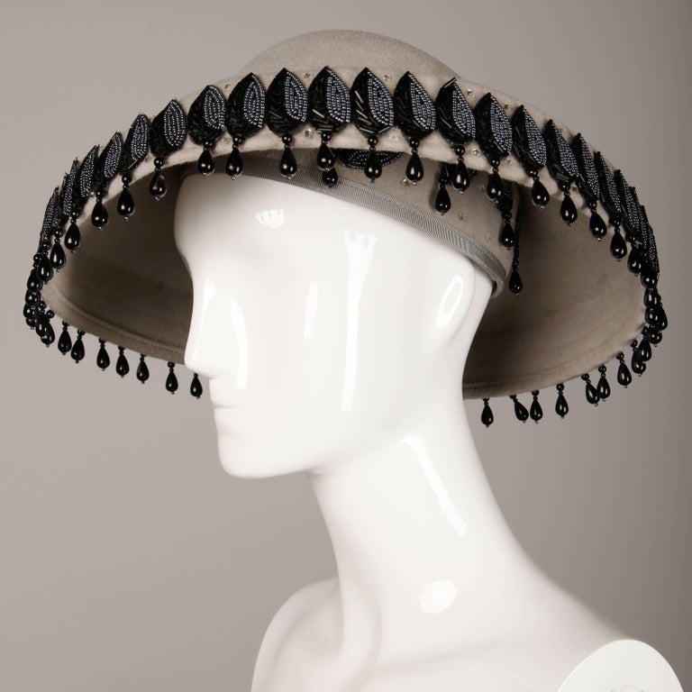 Unworn with Tags Vintage Makins New York Gray Hat with  display picture 2