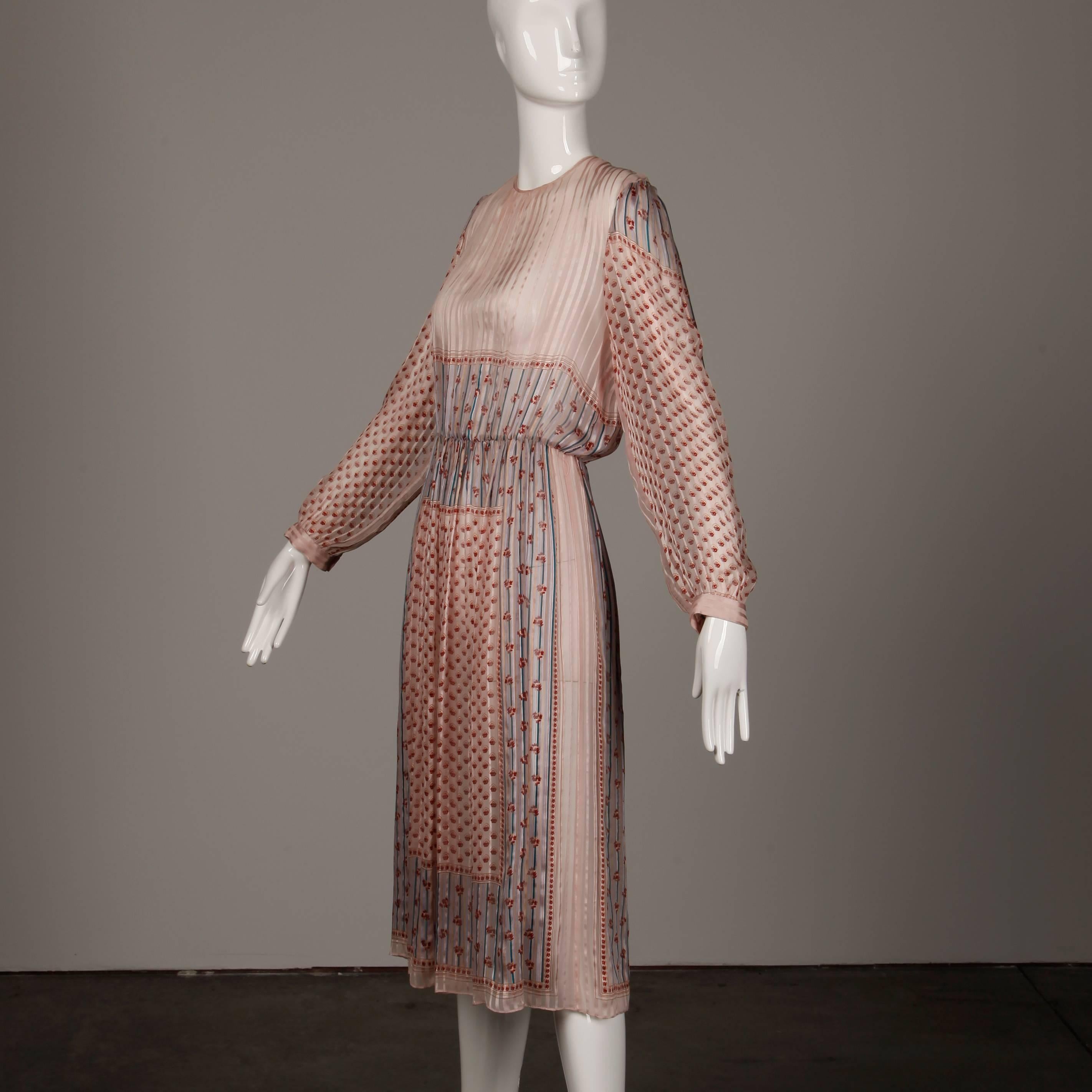 thin silk dress