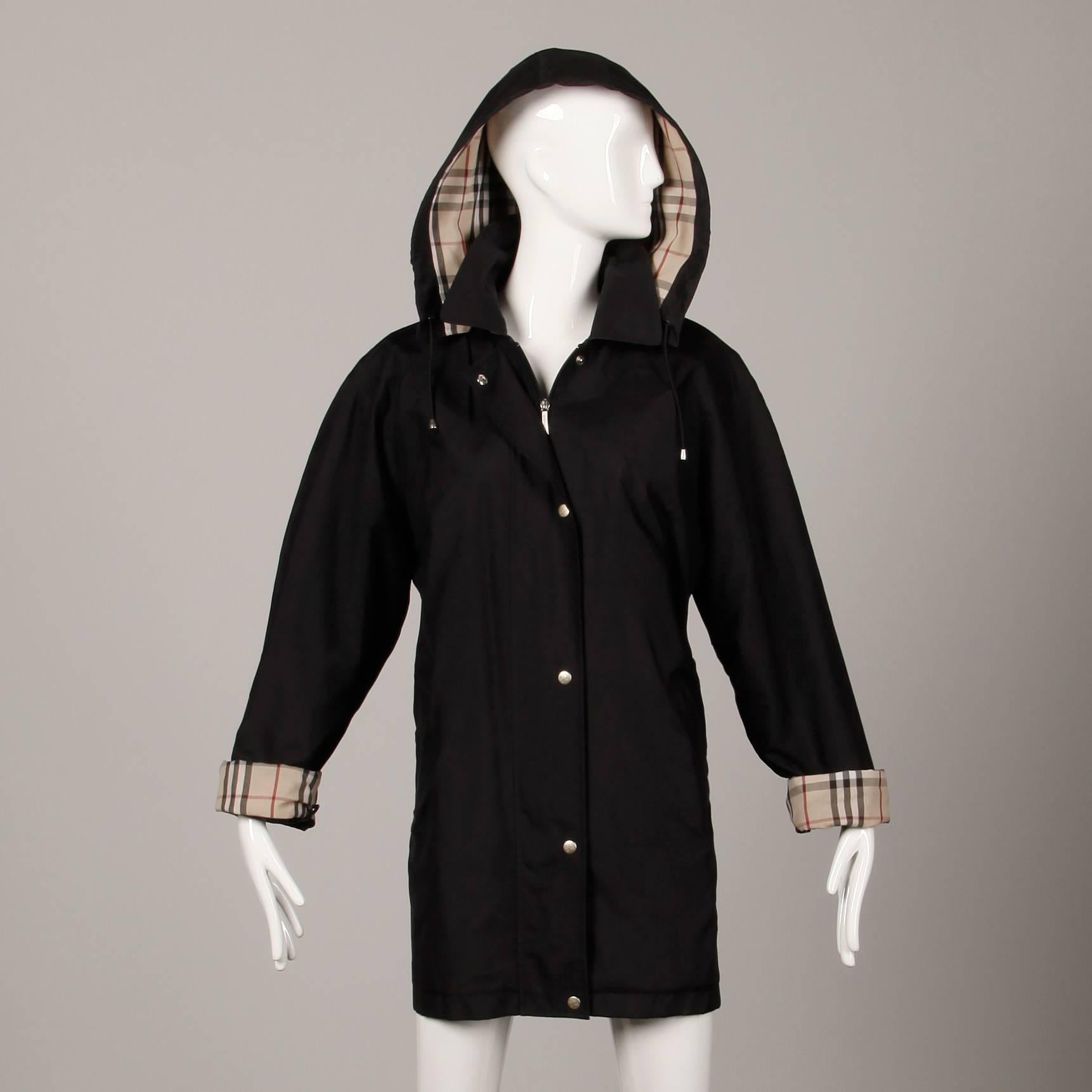 burberry raincoat with hood