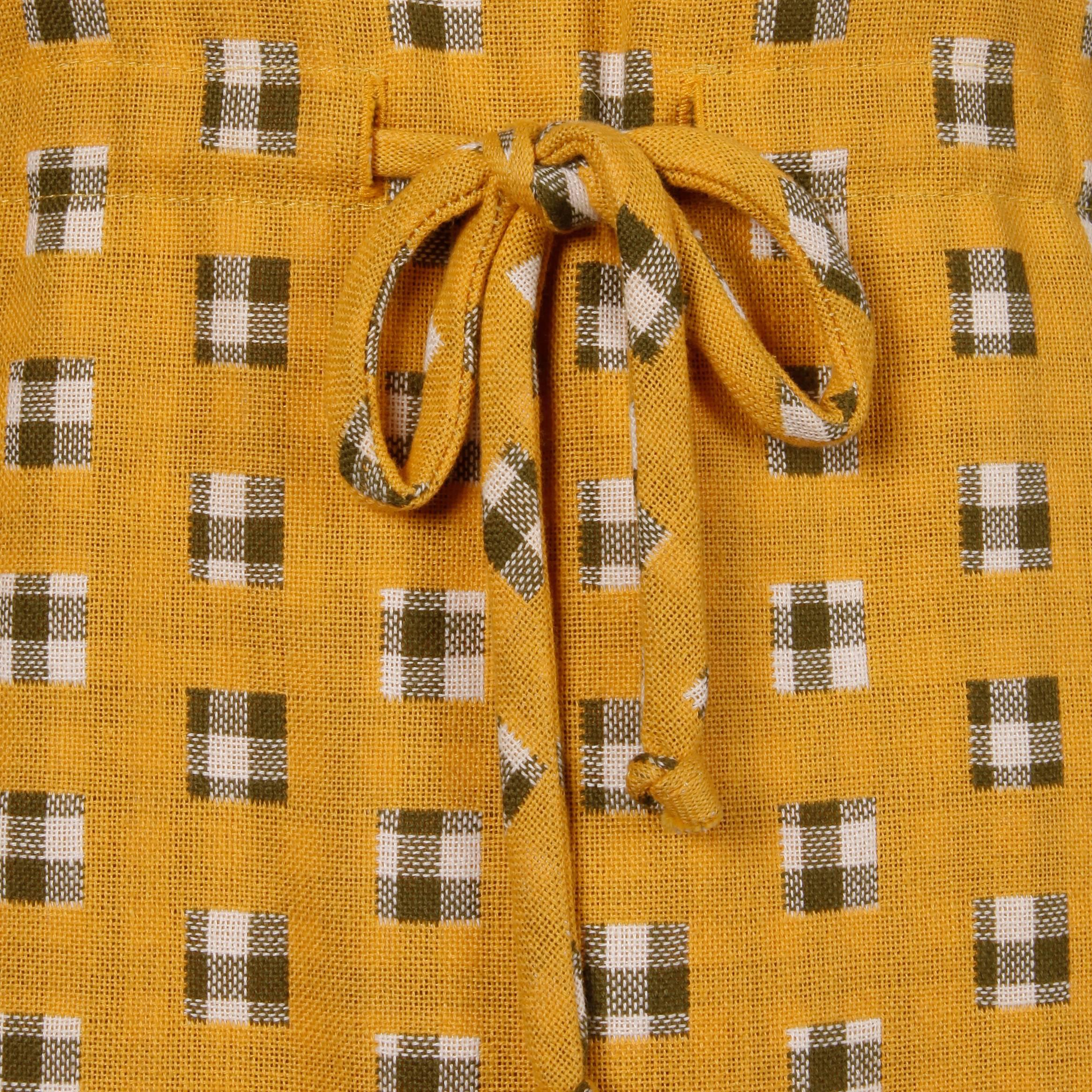 1960s Jack Feit Vintage Yellow Gingham Print Coat + Dress 2-Piece ...