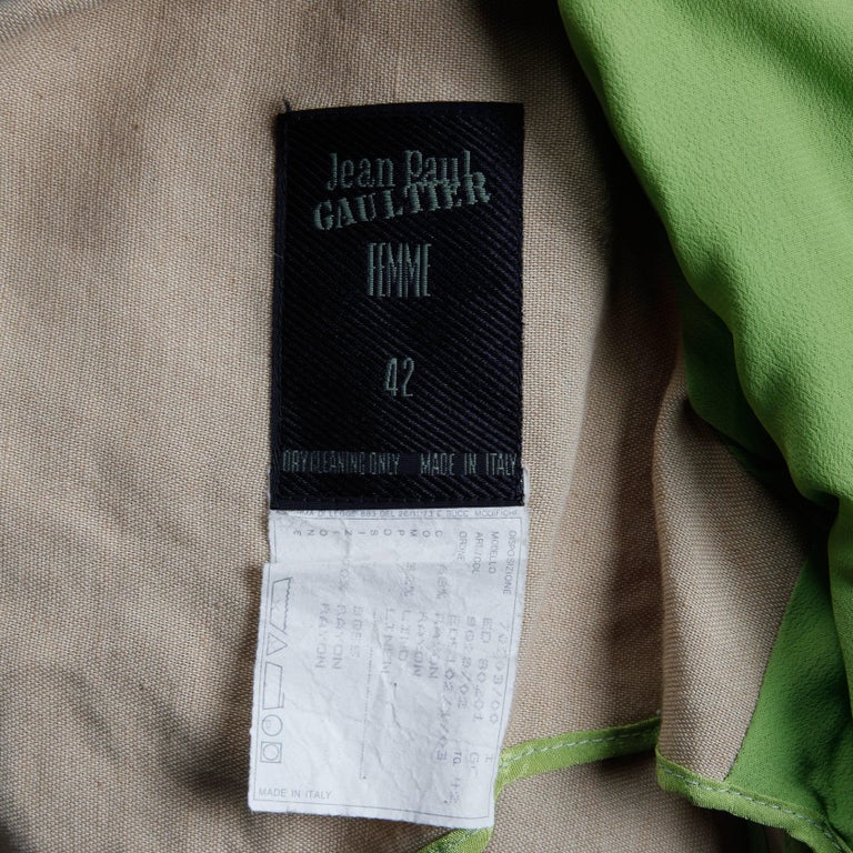 1990s Jean Paul Gaultier Femme Vintage Beige/ Blush Blazer Jacket at ...