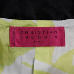 1990s Christian Lacroix Vintage Metallic Gold Brocade Jacket