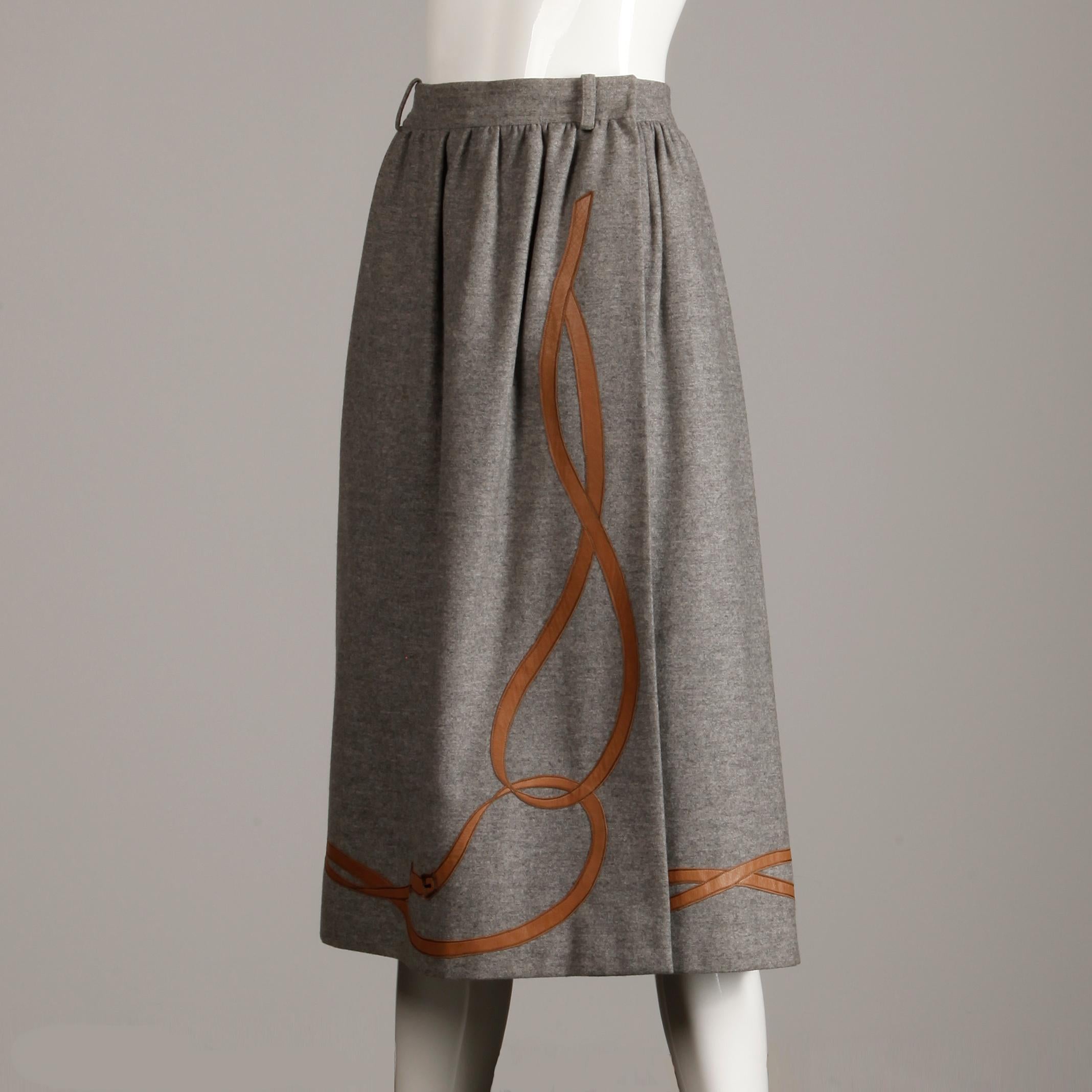 gucci vintage skirt