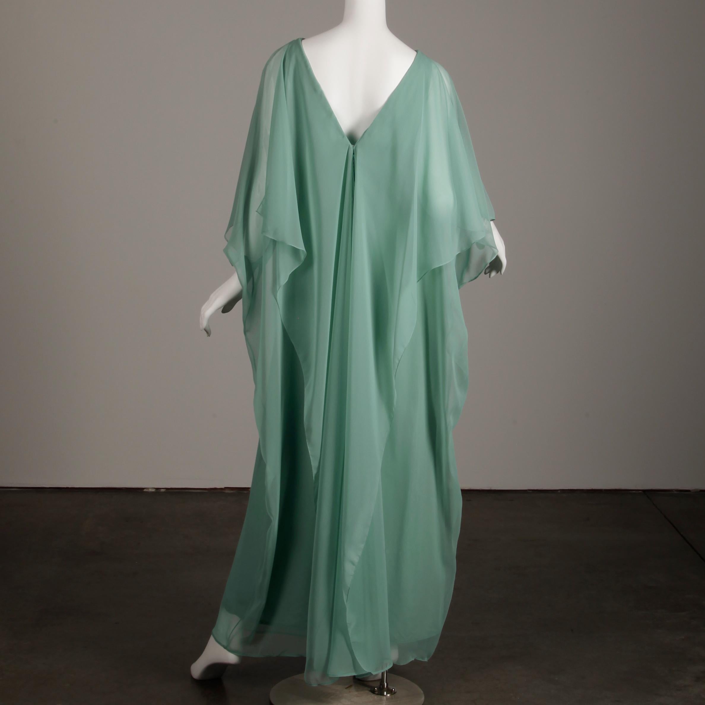 sea green maxi dress