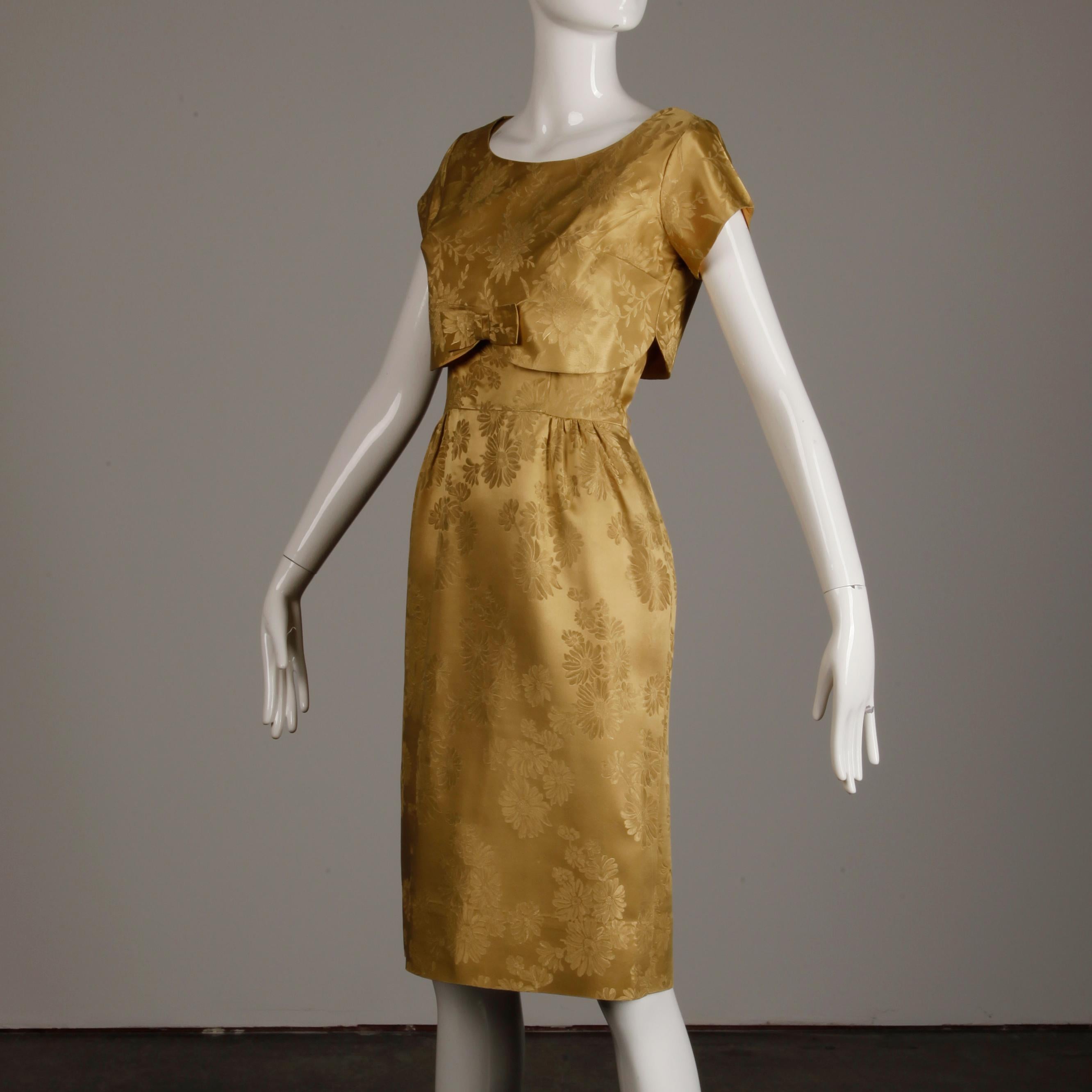 vintage brocade dress
