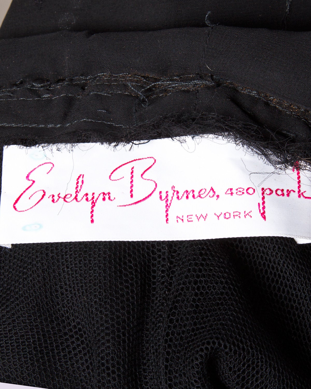 Evelyn Byrnes Vintage 1970s 70s Long Black Sequin Maxi Dress For Sale 4