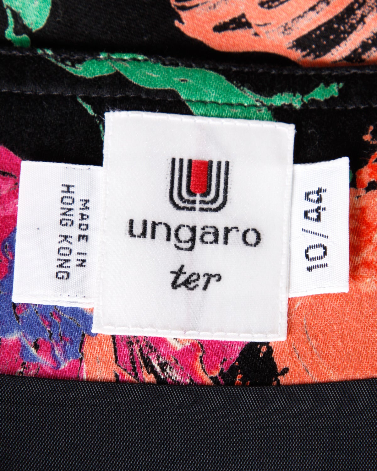Emanuel Ungaro Vintage Floral Print Quilted Jacket + Skirt Suit Ensemble 5