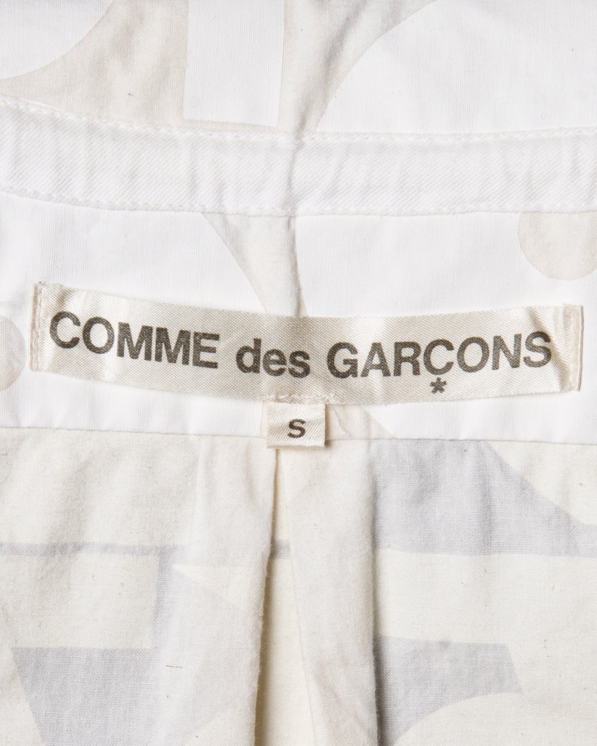 AD 2001 Iconic Comme des Garcons White 