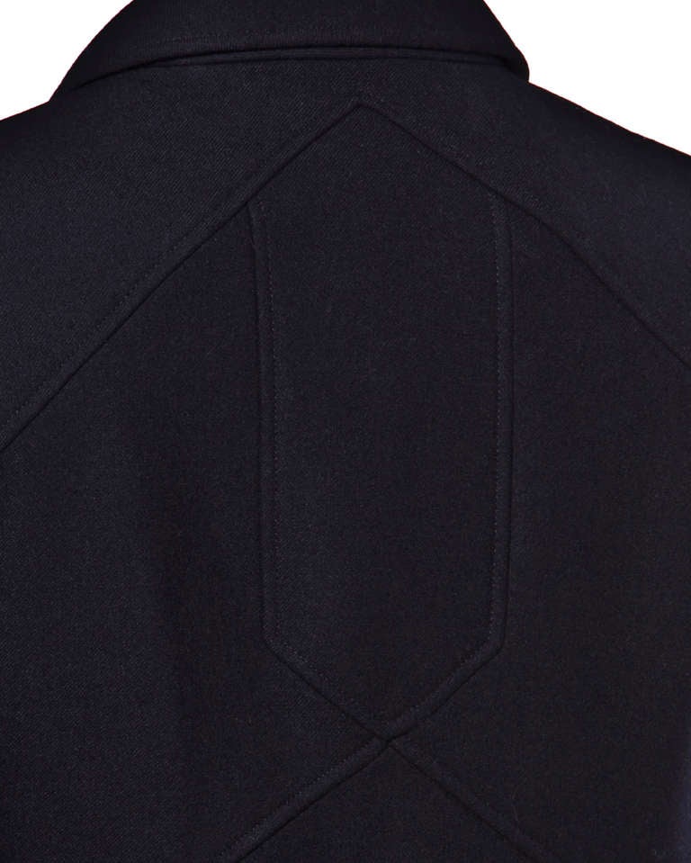 Courreges Vintage Black Wool Mod Jacket + Skirt 2-Piece Suit Set Ensemble 2