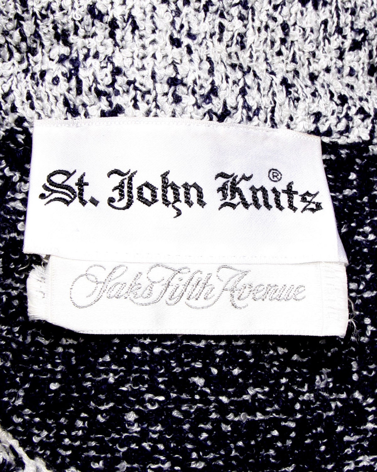 Women's St. John Knits for Saks Fifth Avenue Vintage 1970s Cardigan Sweater Jacket