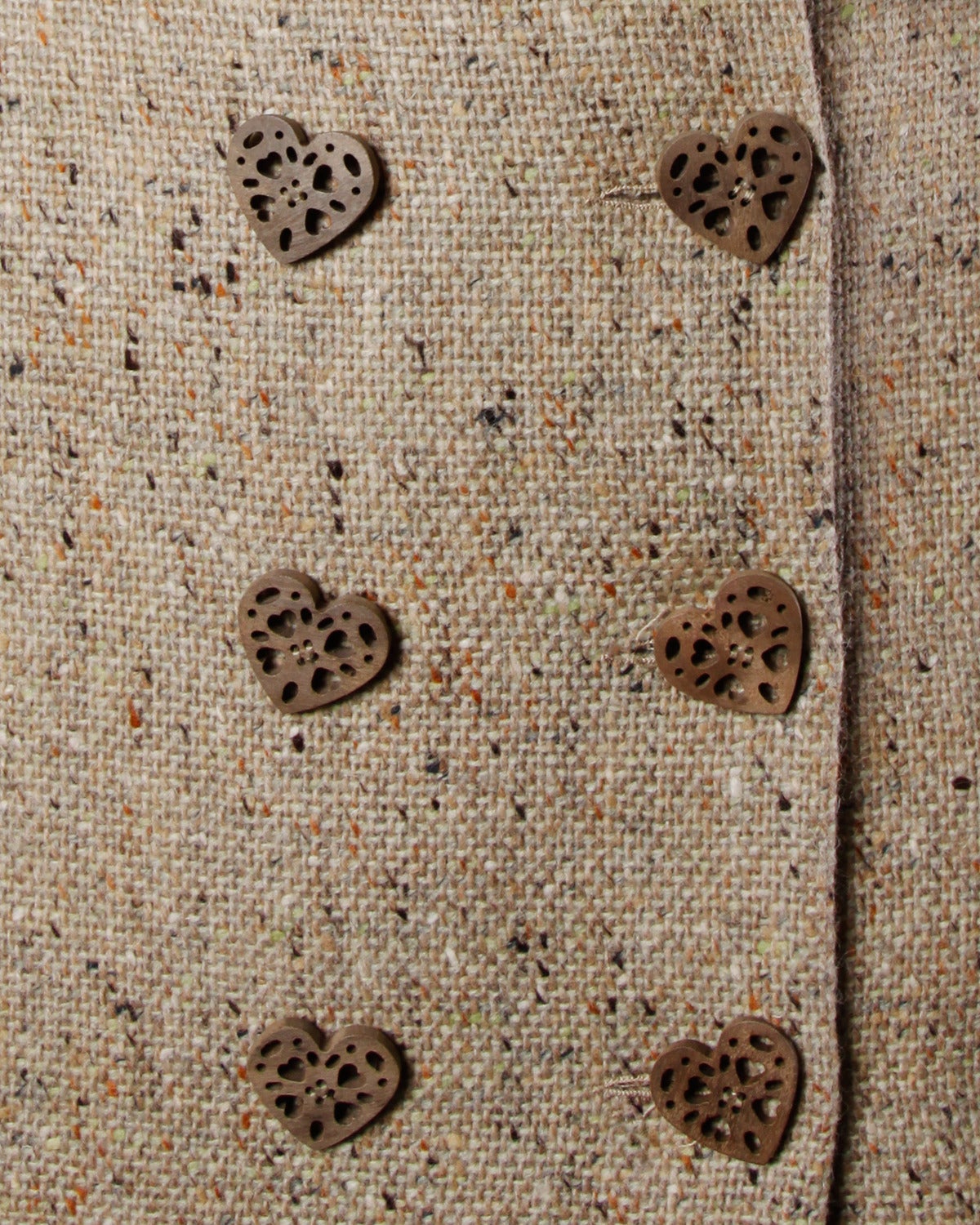 Moschino Vintage 1990s Brown Tweed Skirt + Jacket Suit Ensemble In Excellent Condition In Sparks, NV