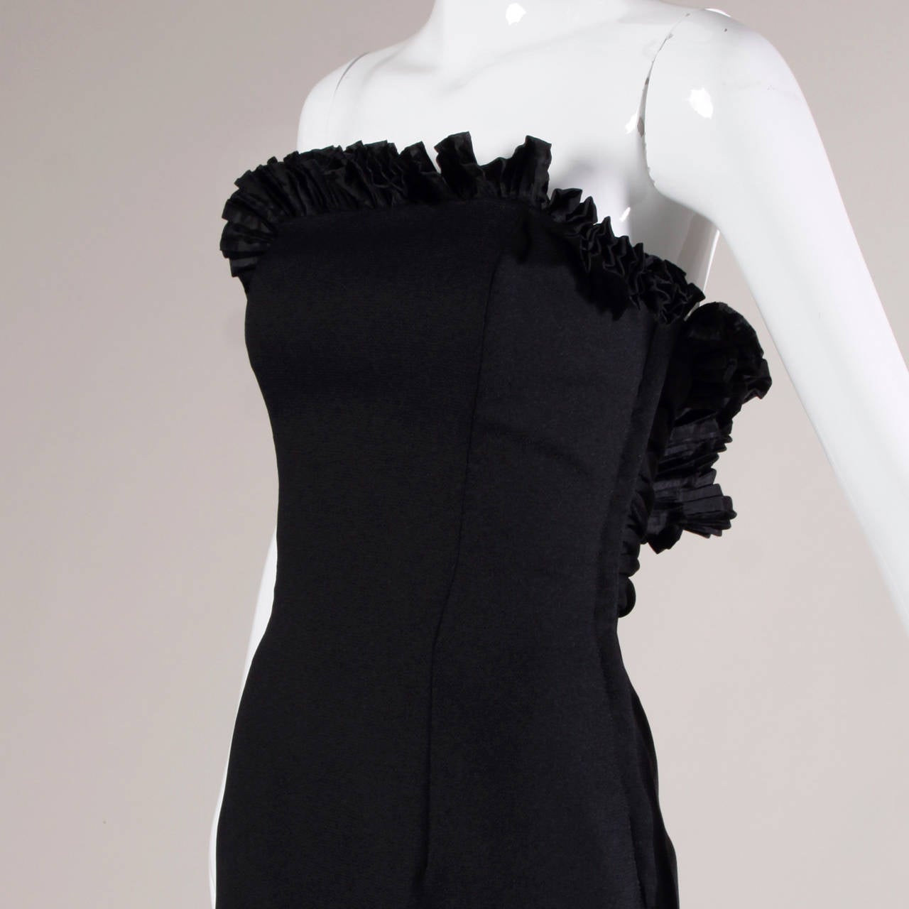 black avant garde dress