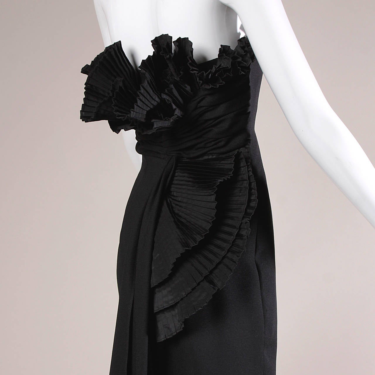 avant garde black dress