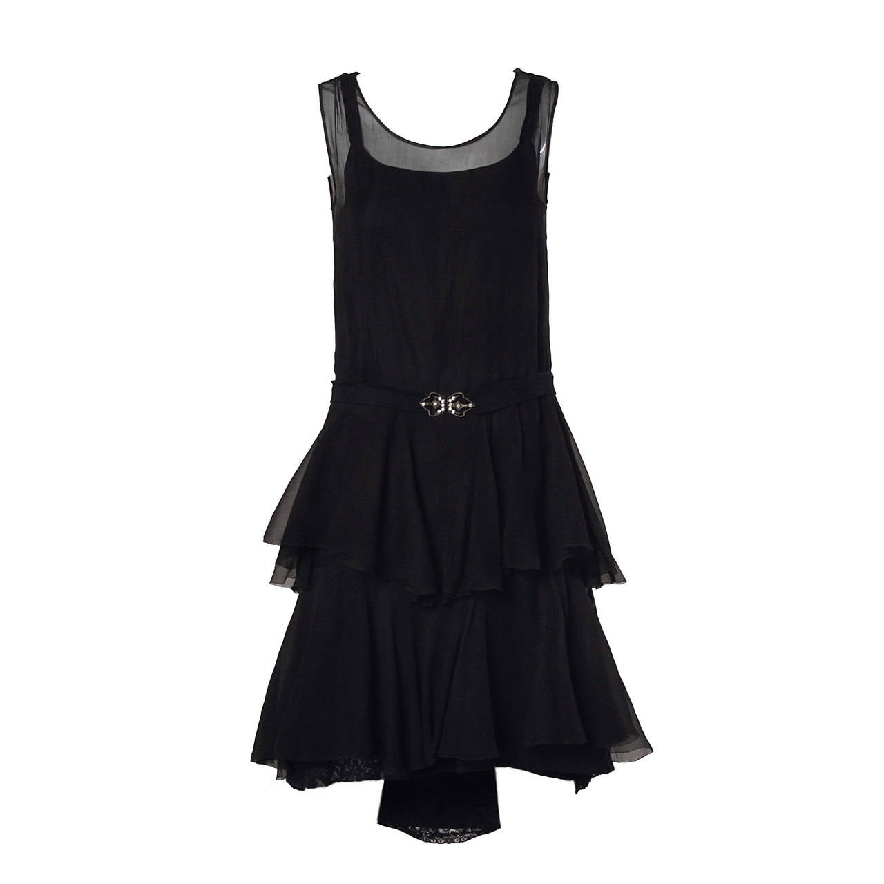 chiffon flapper dress