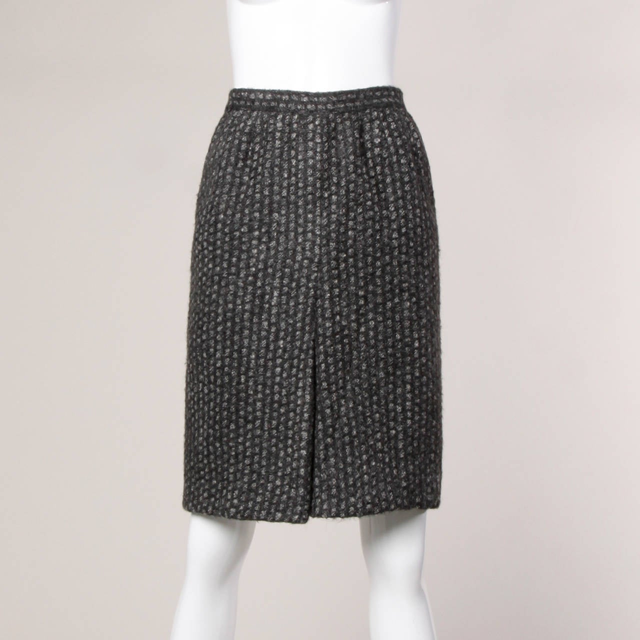 Tiziani 1960s Italian Couture Cashmere Wool 4-Piece Ensemble or Skirt Suit 4