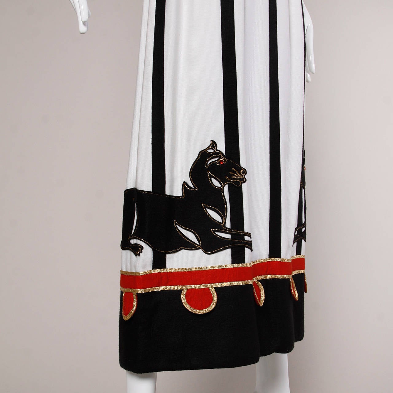 Iconic 1970s Malcolm Starr Attributed Vintage Circus Dress in Unworn Condition 1