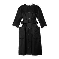 Haute Couture 1959 Yves Saint Laurent for Christian Dior Vintage Coat Dress 2
