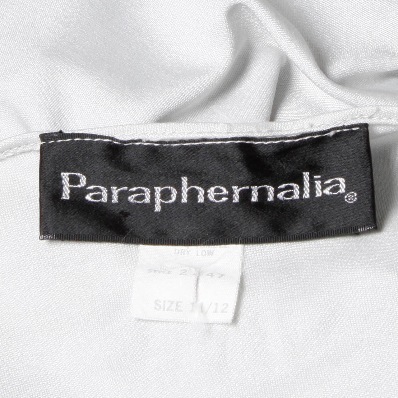 Rare 1970s Paraphernalia Vintage Jersey Knit Dress with a Plunging Neckline 5