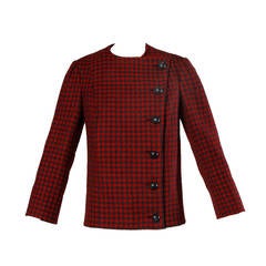 Retro 1960's Pauline Trigere Houndstooth Jacket