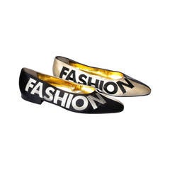 Moschino - Chaussures vintage emblématiques « Fashion » « Fashion » « Fashion », taille 40