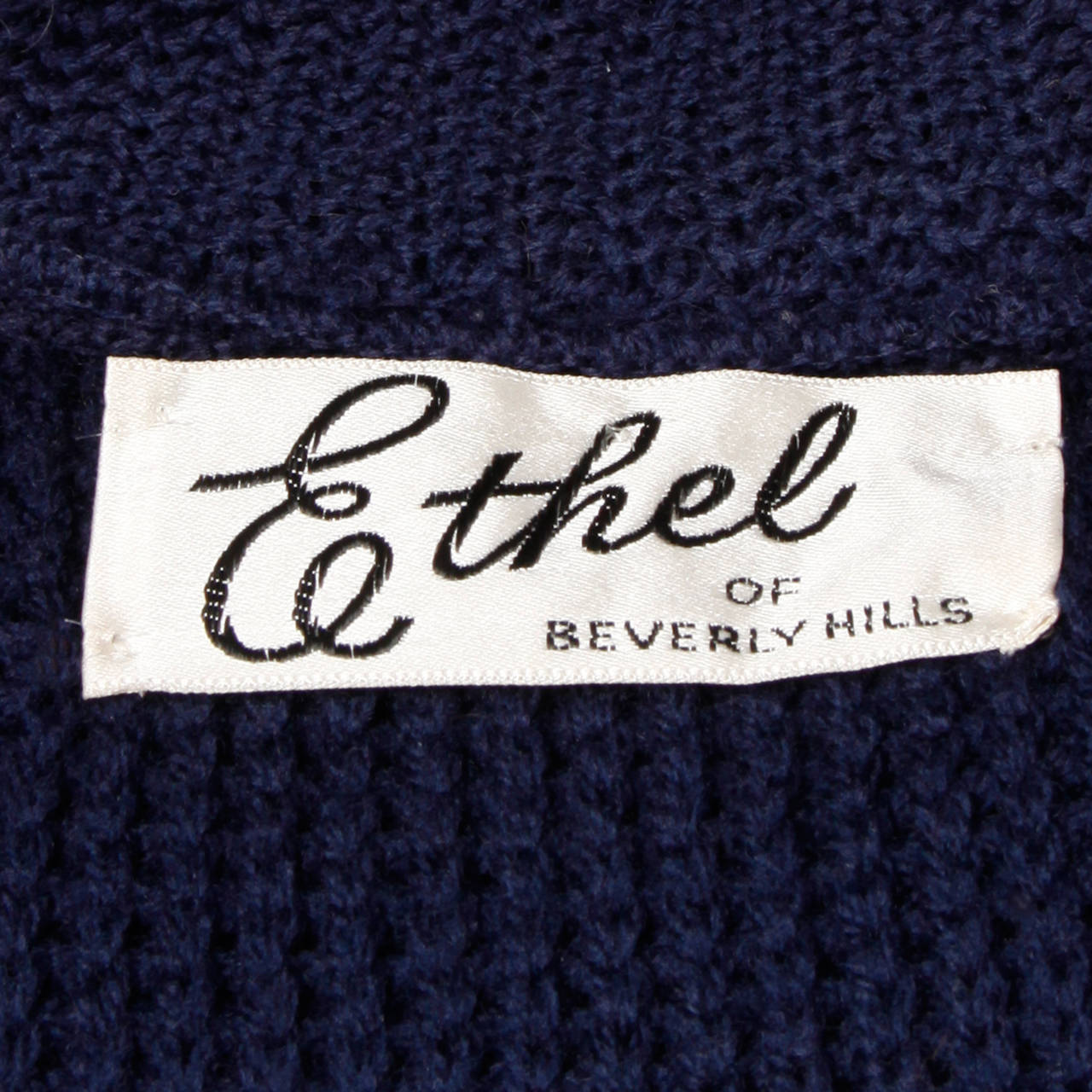 Ethel Beverly Hills 1960s Vintage Wool Cardigan Sweater with Mod Buckles 2