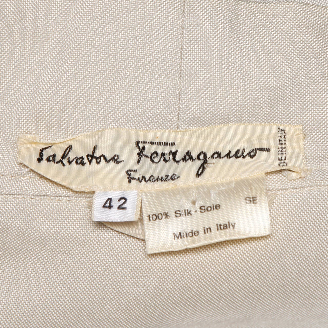 Women's Stunning Salvatore Ferragamo Vintage Silk Kimono Jacket or Swing Coat
