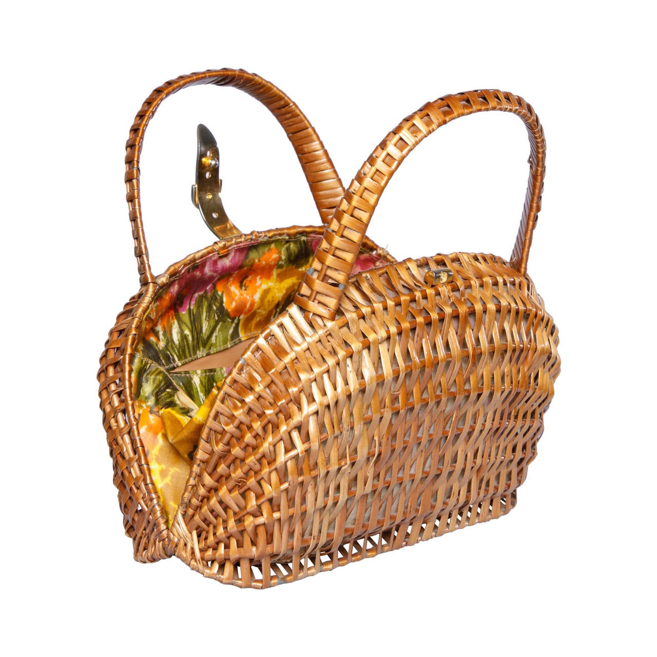 Koret Vintage Wicker Basket Purse