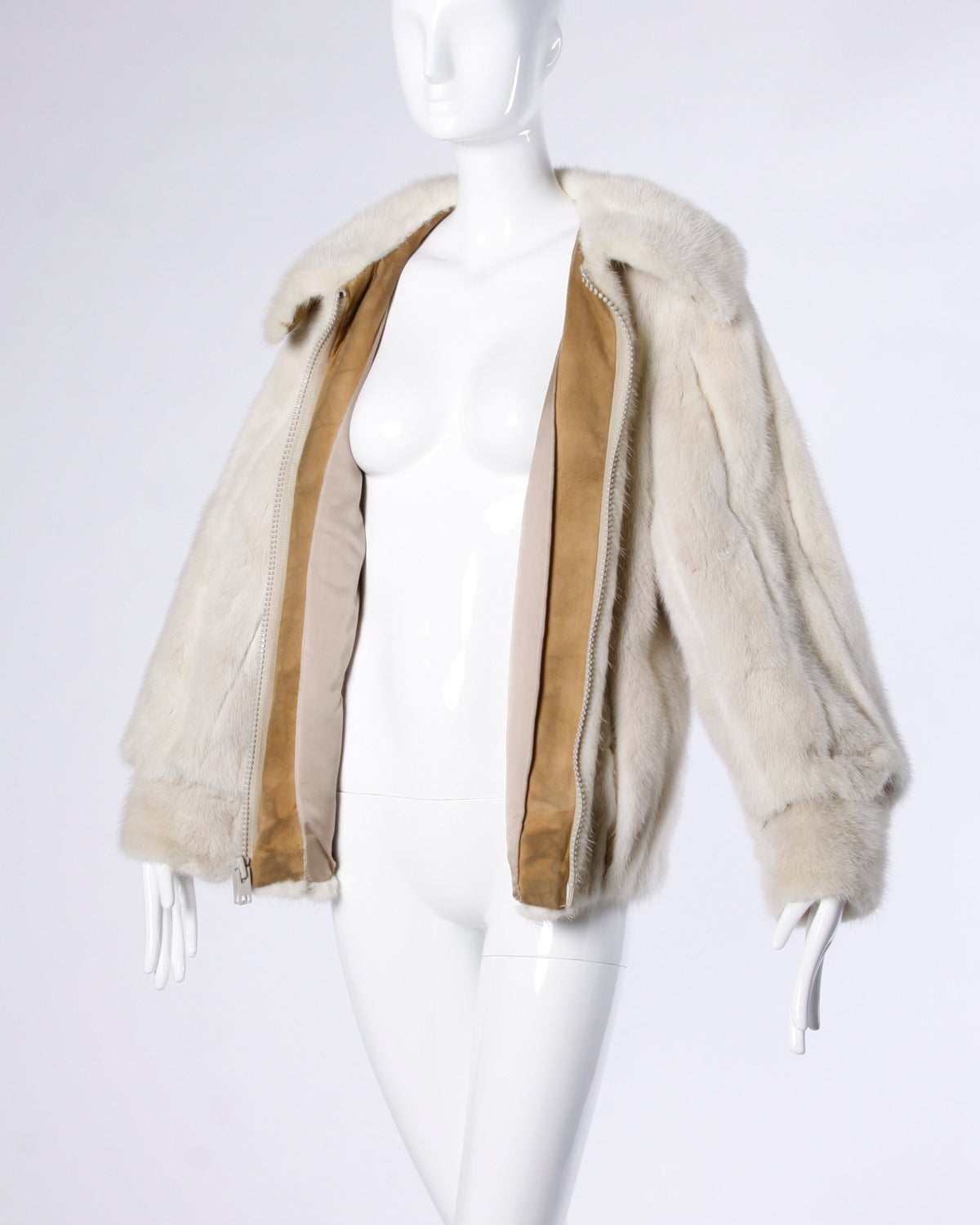 Vintage Blonde Mink Fur Jacket or Coat 1