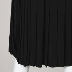 Prada Black Pleated Skirt