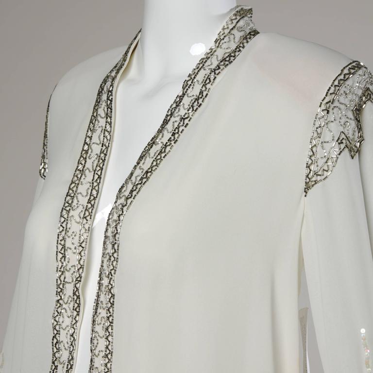 beaded kimono jacket