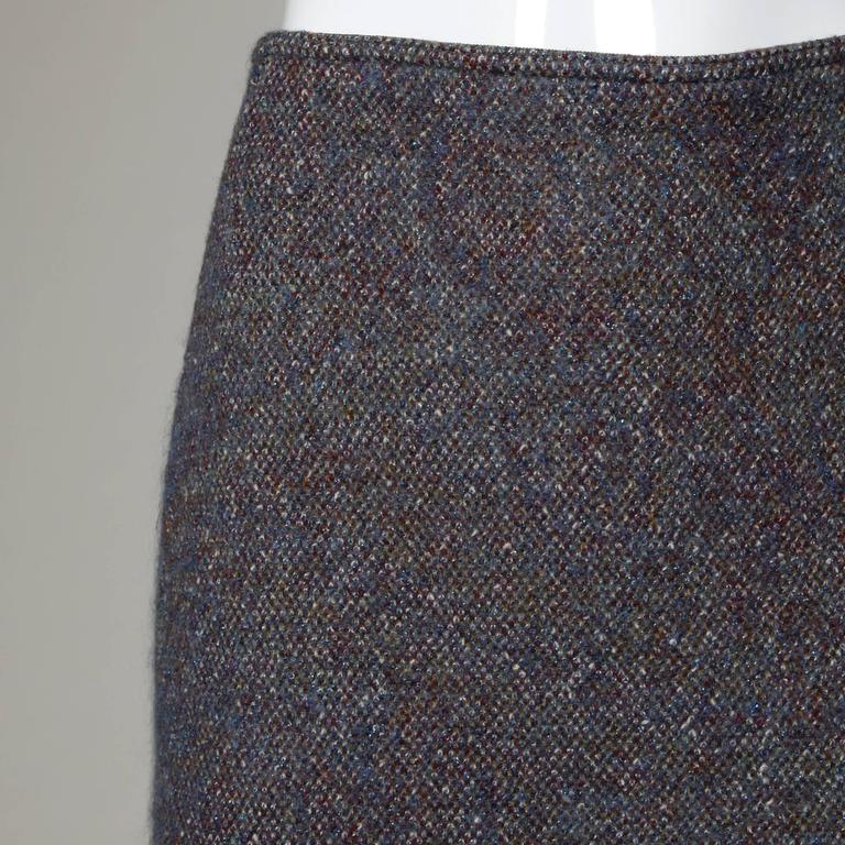 Missoni for Neiman Marcus Vintage Soft Wool Pencil Skirt at 1stDibs