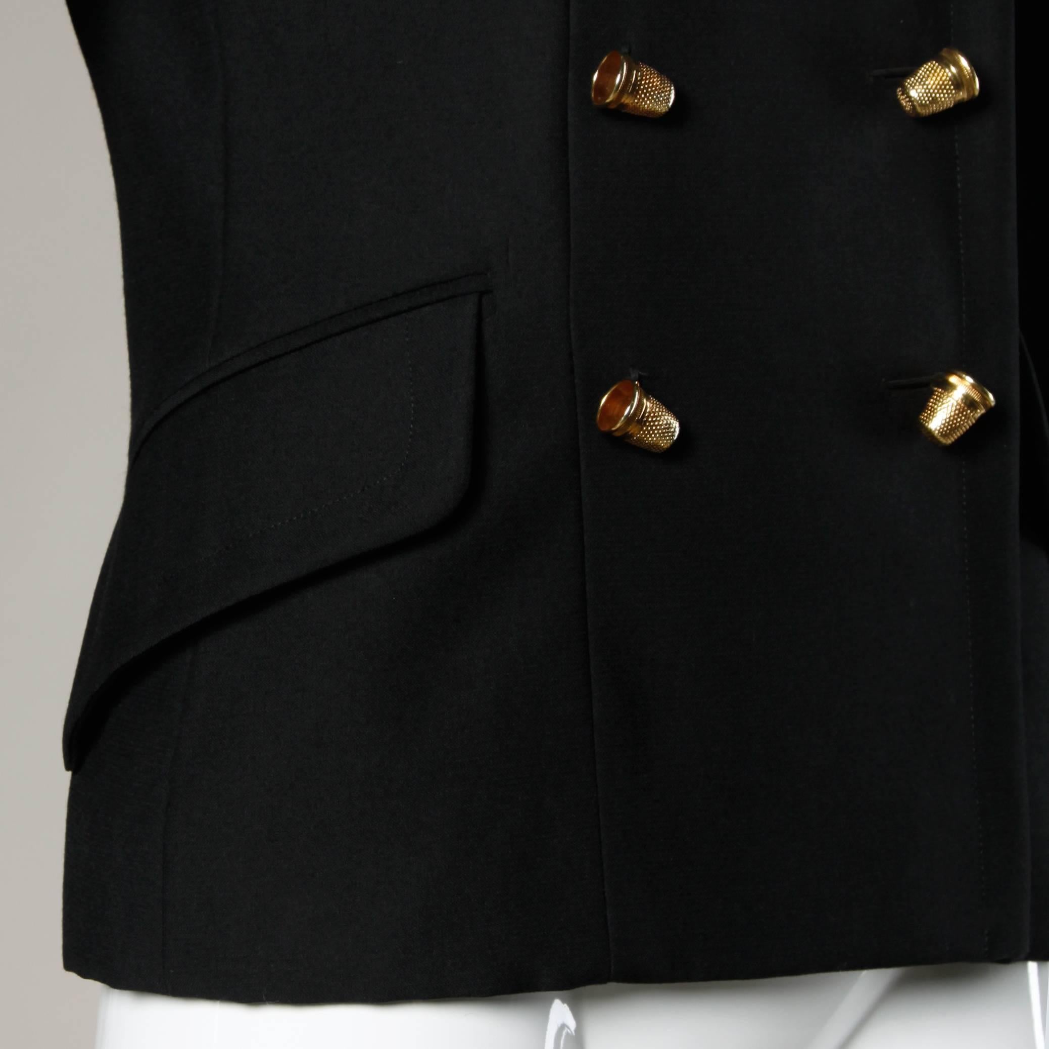 vintage moschino blazer