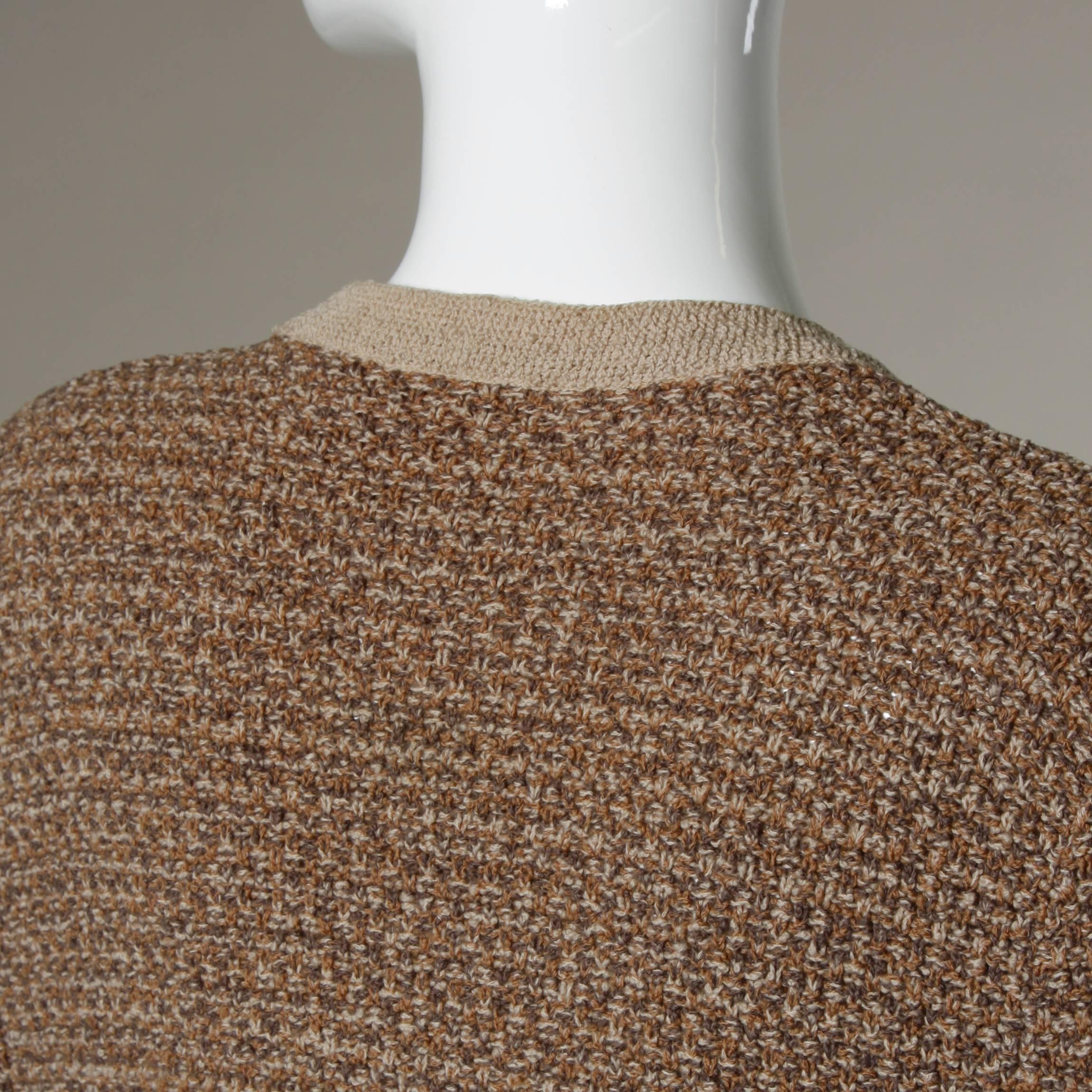 Bonnie Cashin 1960s Vintage Wool Knit Cardigan Sweater Jacket 1