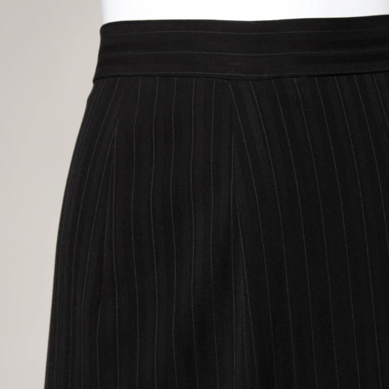 Unworn Vivienne Westwood Anglomania Pin Striped Skirt For Sale at 1stDibs