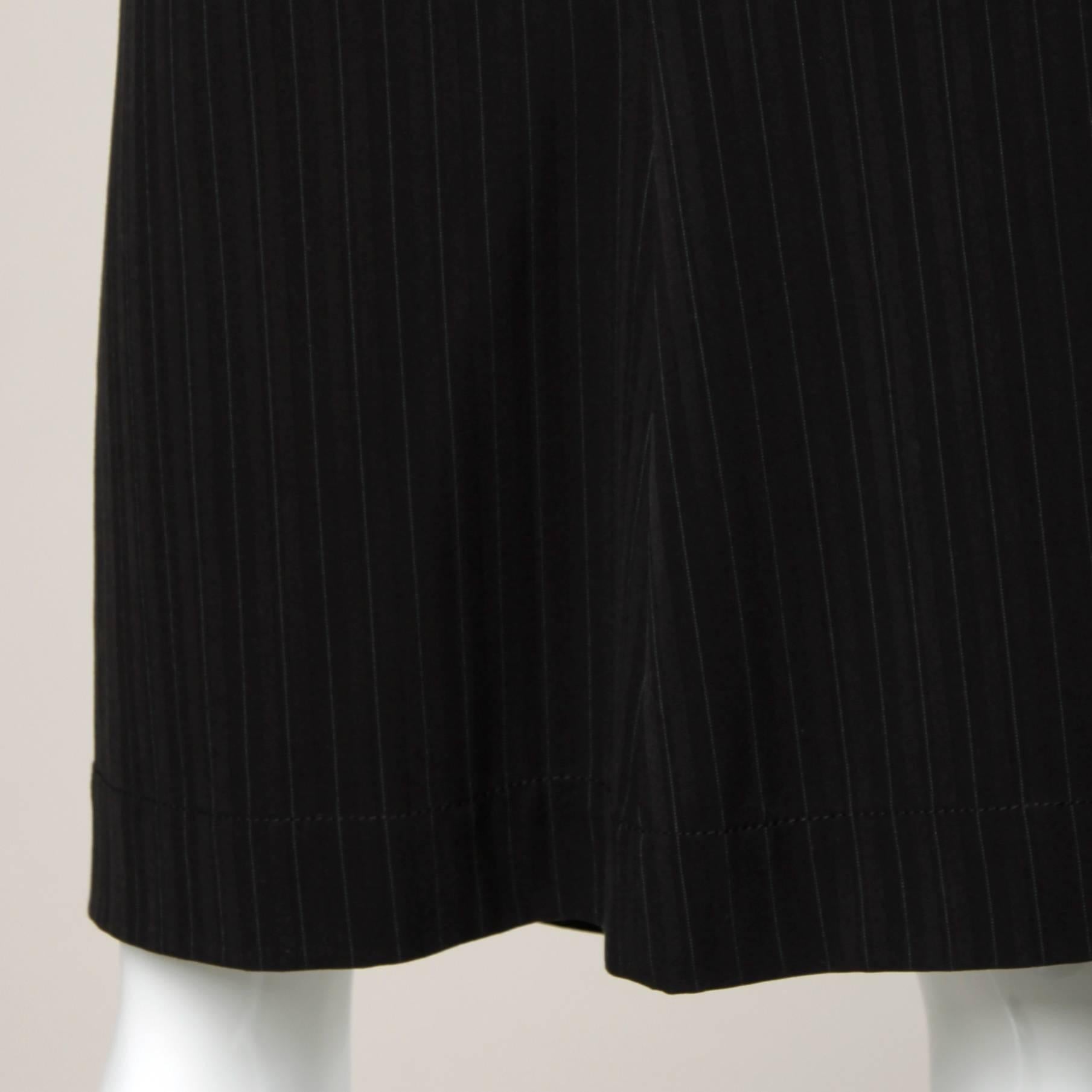 Unworn Vivienne Westwood Anglomania Pin Striped Skirt For Sale 2