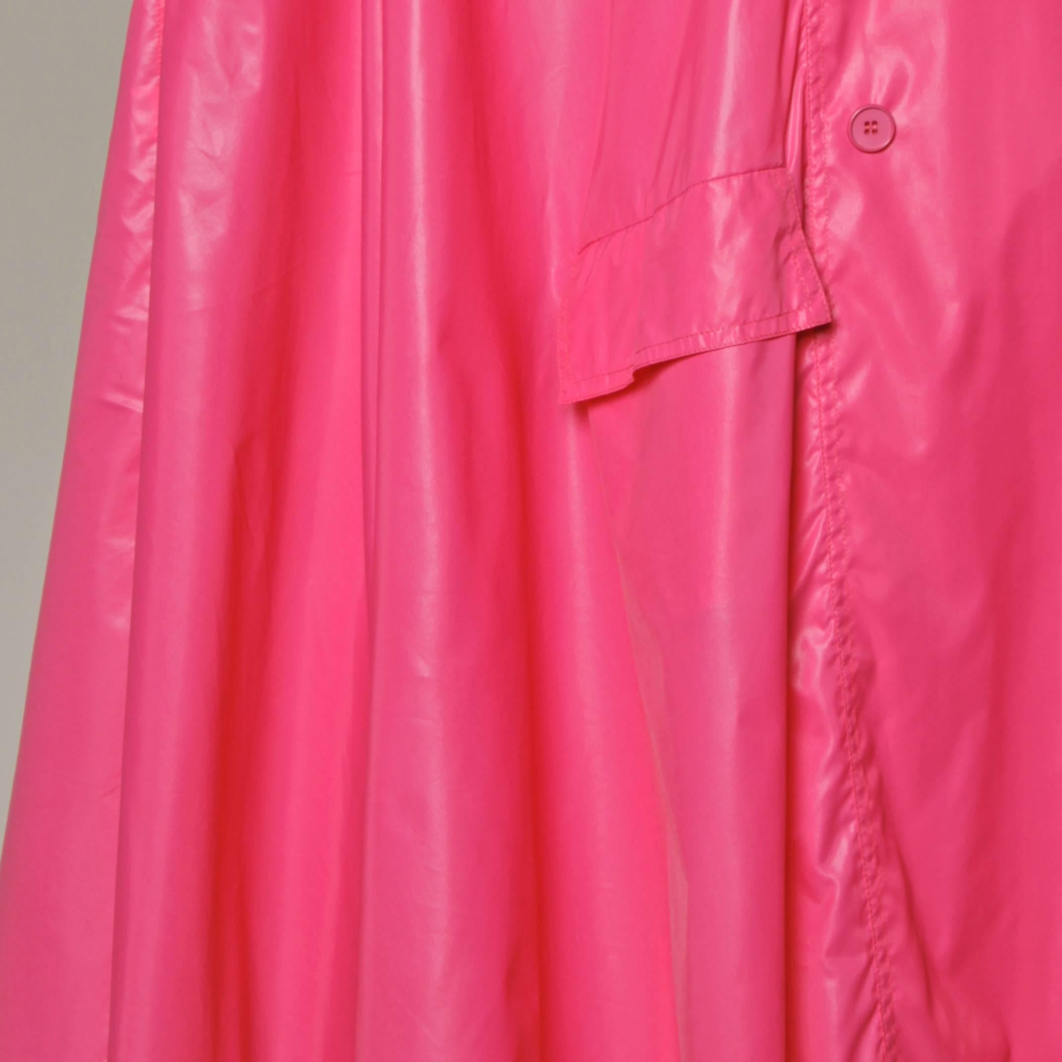 Salvatore Ferragamo Vintage Pink Rain Coat 2