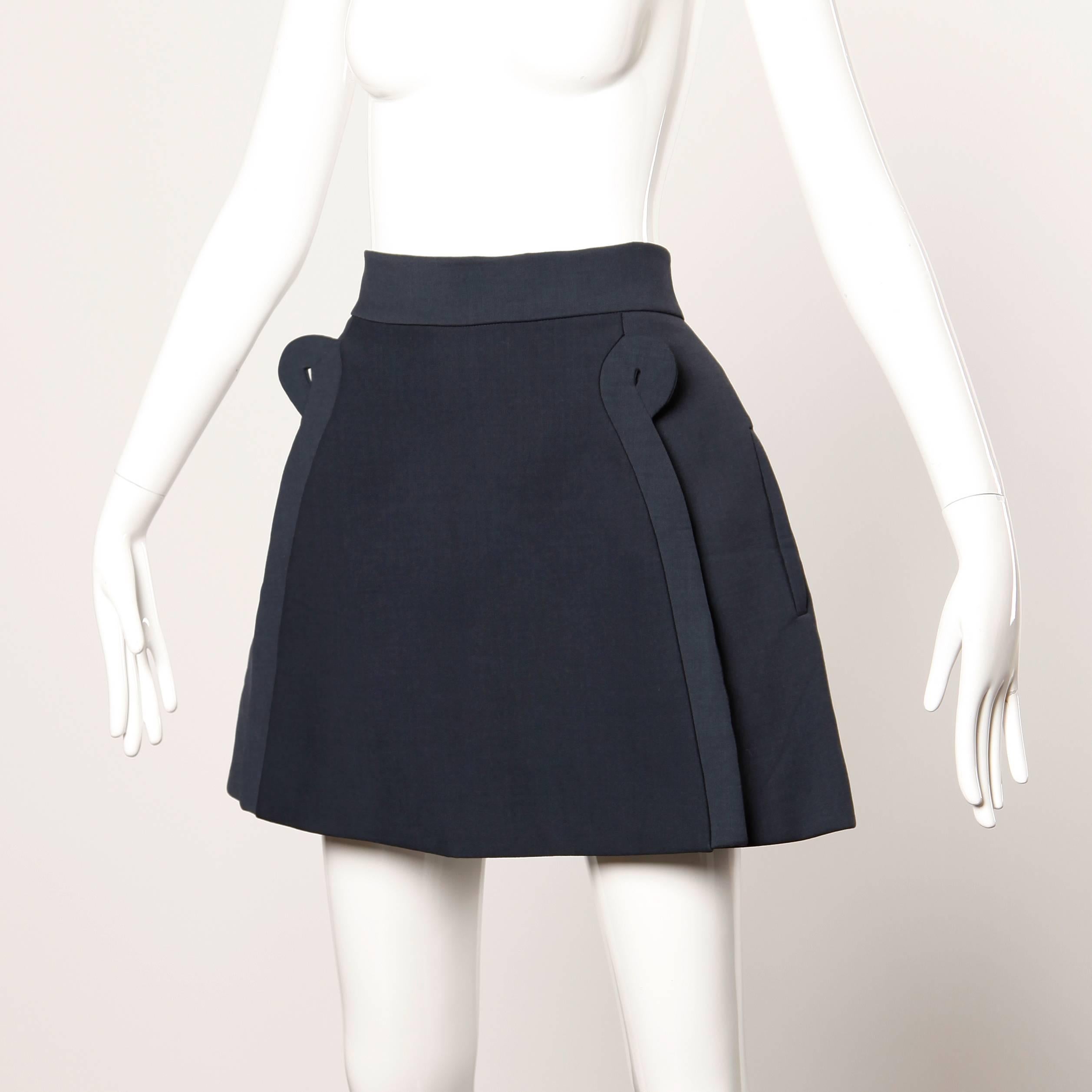 slate blue skirt