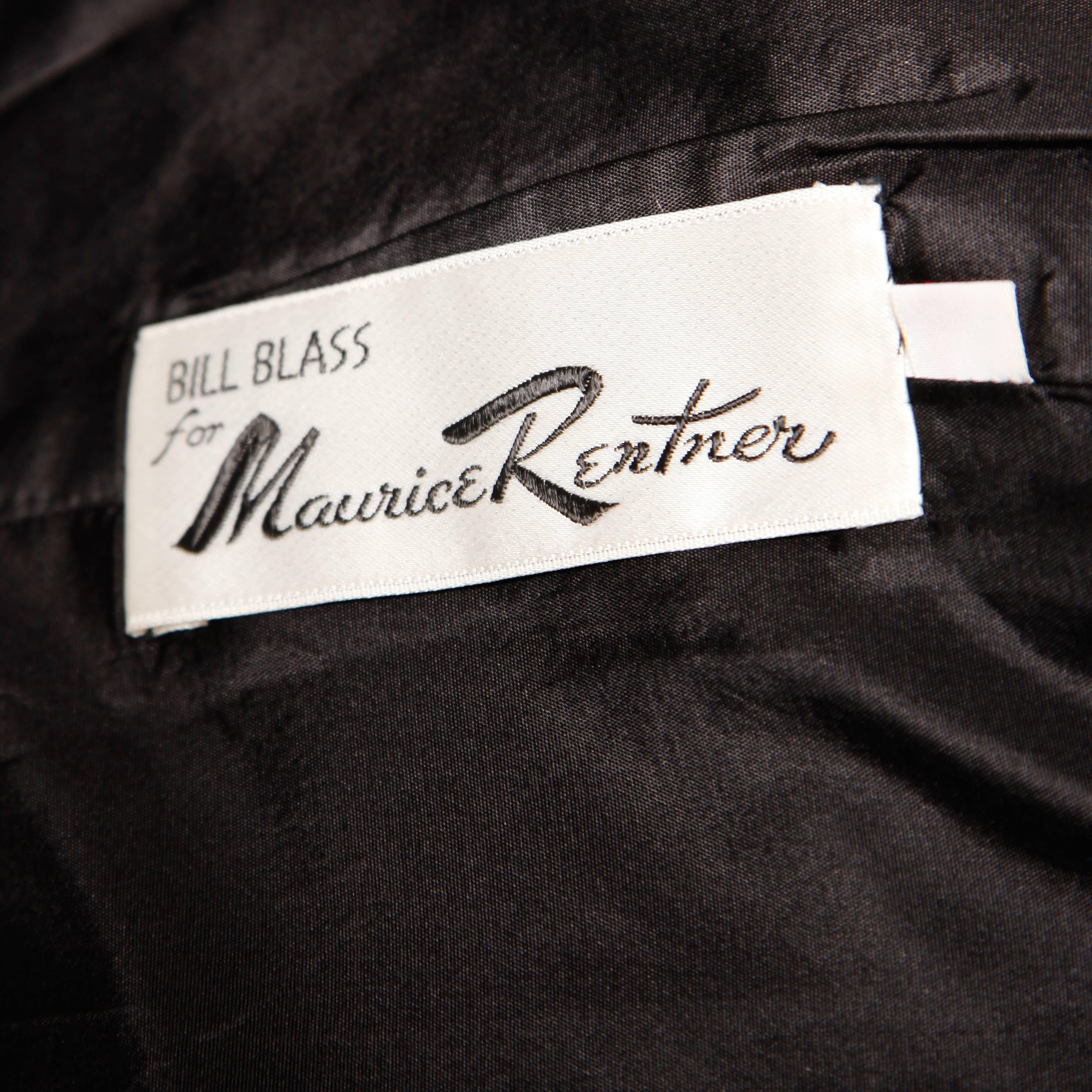 Vintage 1960s wool blazer jacket by Bill Blass for Maurice Rentner.

Details: 

Fully Lined
Front Side Pockets
Closure: Button Front/ DBL Breasted
Marked Size: 14
Estimated Size: Medium
Color: Black/ Off White/ Beige
Fabric: Not Marked/