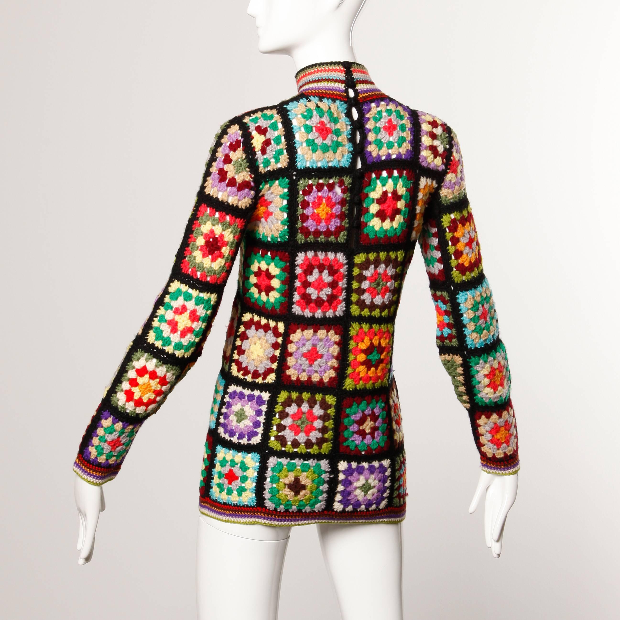 granny square tunic