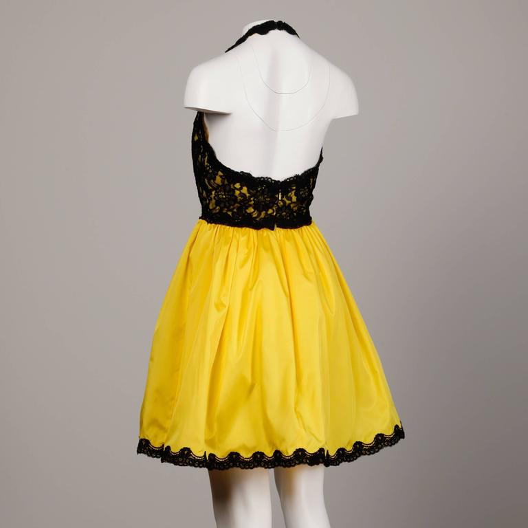 blue dress for baby girl Yellow and Black Strapless with Bowknot Fashion Formal Dresses,CP0823 US6 / As Pic