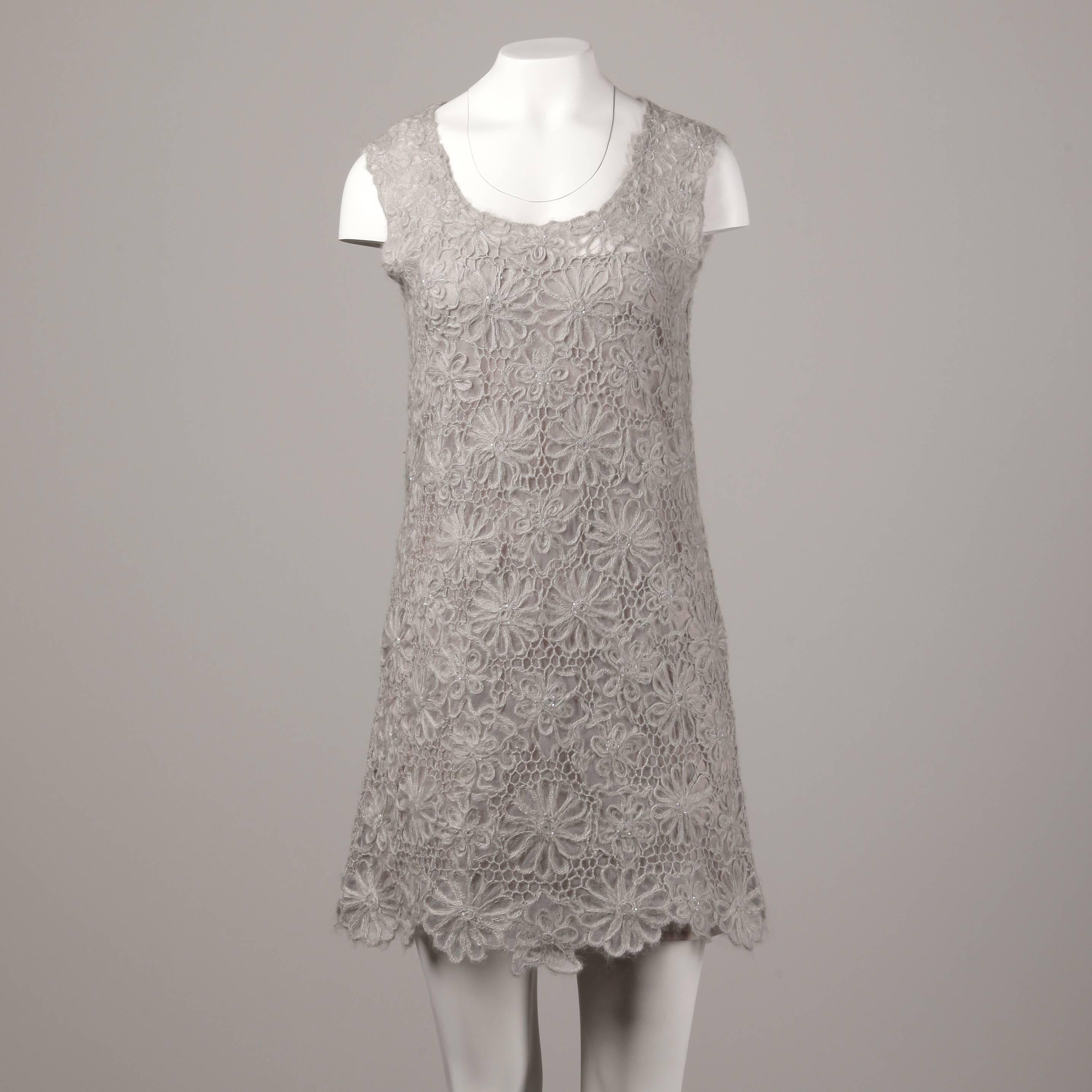 moschino crochet dress