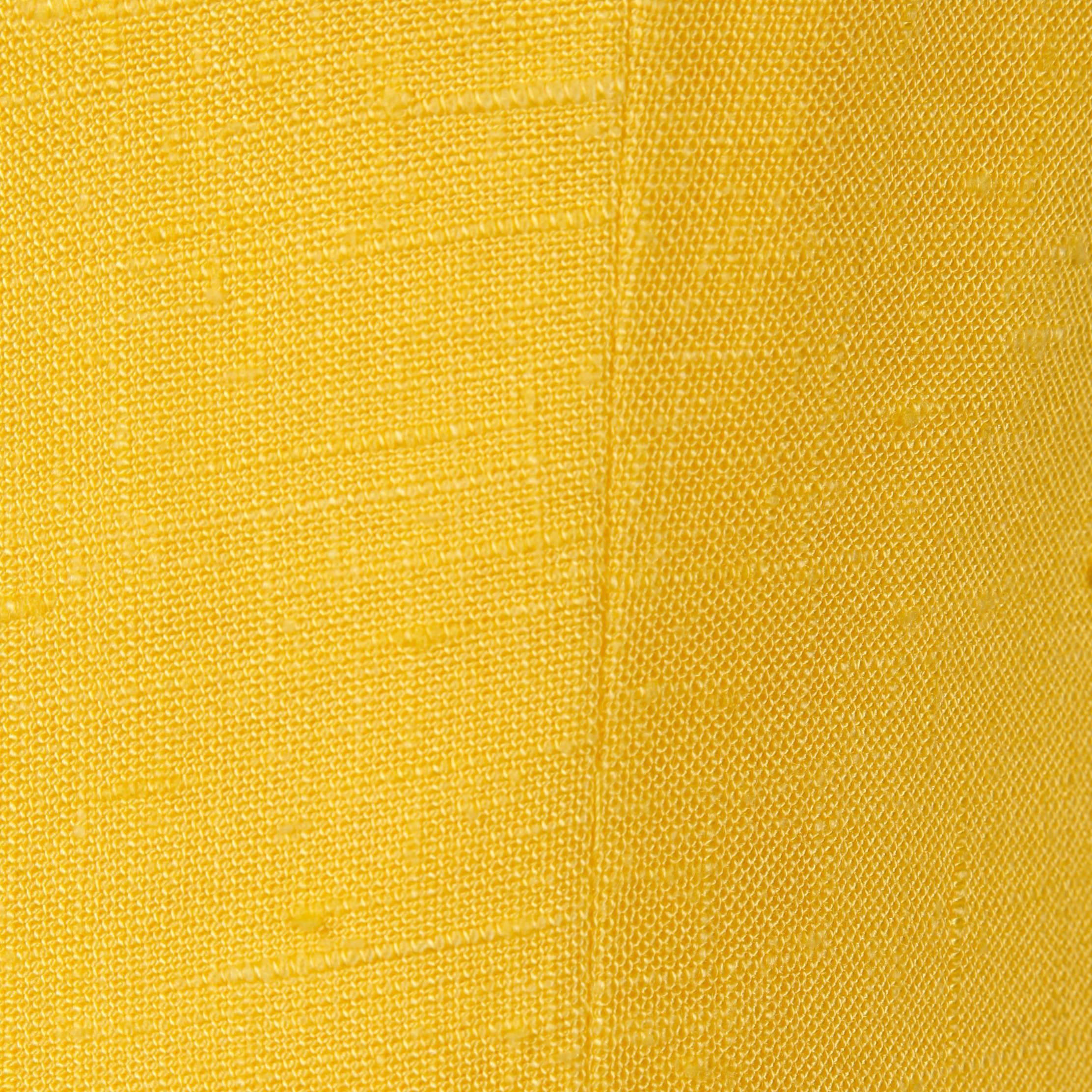 Pauline Trigere 1960s Vintage Yellow Silk + Wool Cape Sheath Dress 2