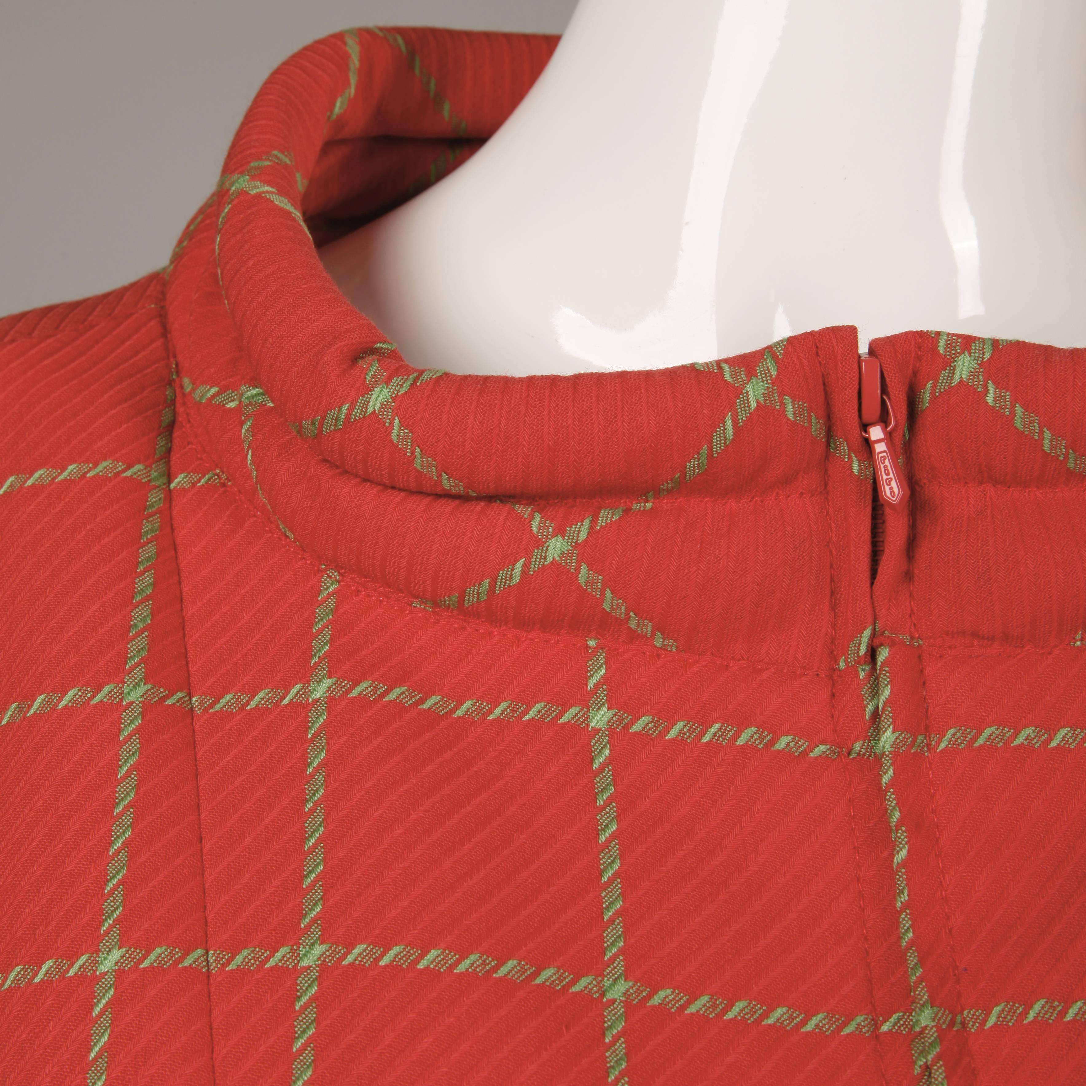 1980s Bernard Perris Vintage Wool/ Cashmere Jacket + Skirt Suit Ensemble For Sale 2