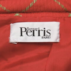 Años 80 Bernard Perris Vintage Chaqueta de lana y cachemira + Conjunto de traje con falda