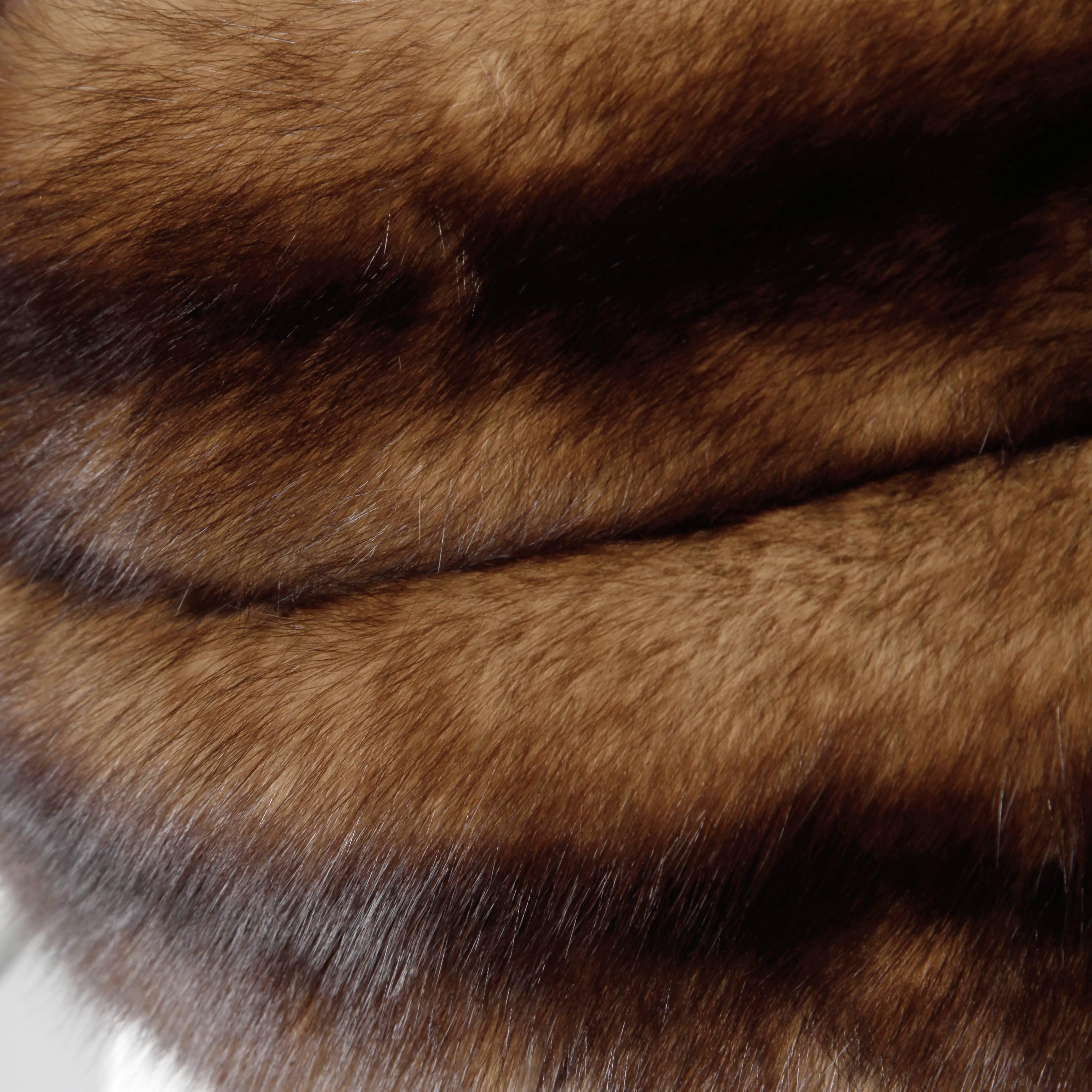 sable fur stole